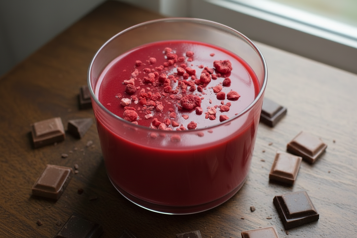 Raspberry Caramel Milk Bar